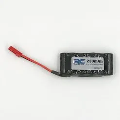 1RC Racing 6.0V 230mAh 5 Cell NiMH Battery W/ JST Connector, 1/18 Mid/Spr