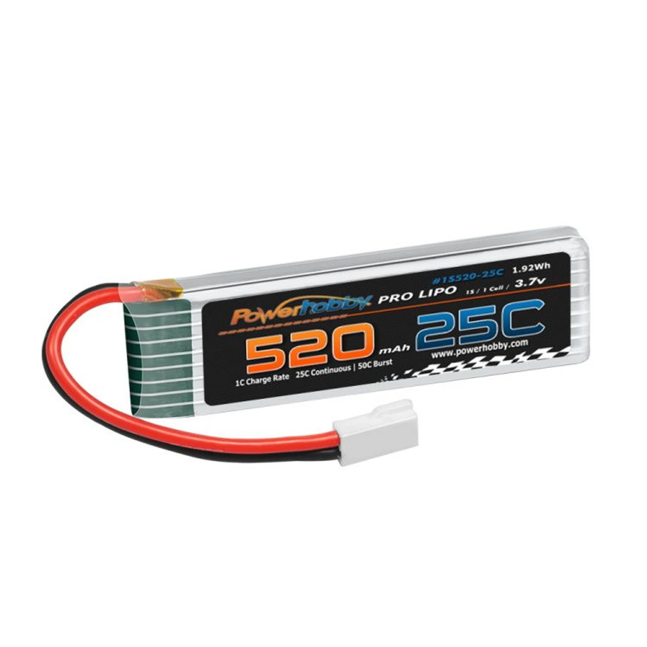 Power Hobby 1S 3.7V 520MAh 25C Lipo Battery Associated Enduro24 Crawler - Image 2