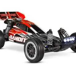 Traxxas Bandit 1/10 Scale 2wd Buggy With LED Lights, NiMH Battery And DC Charger, Red/Black