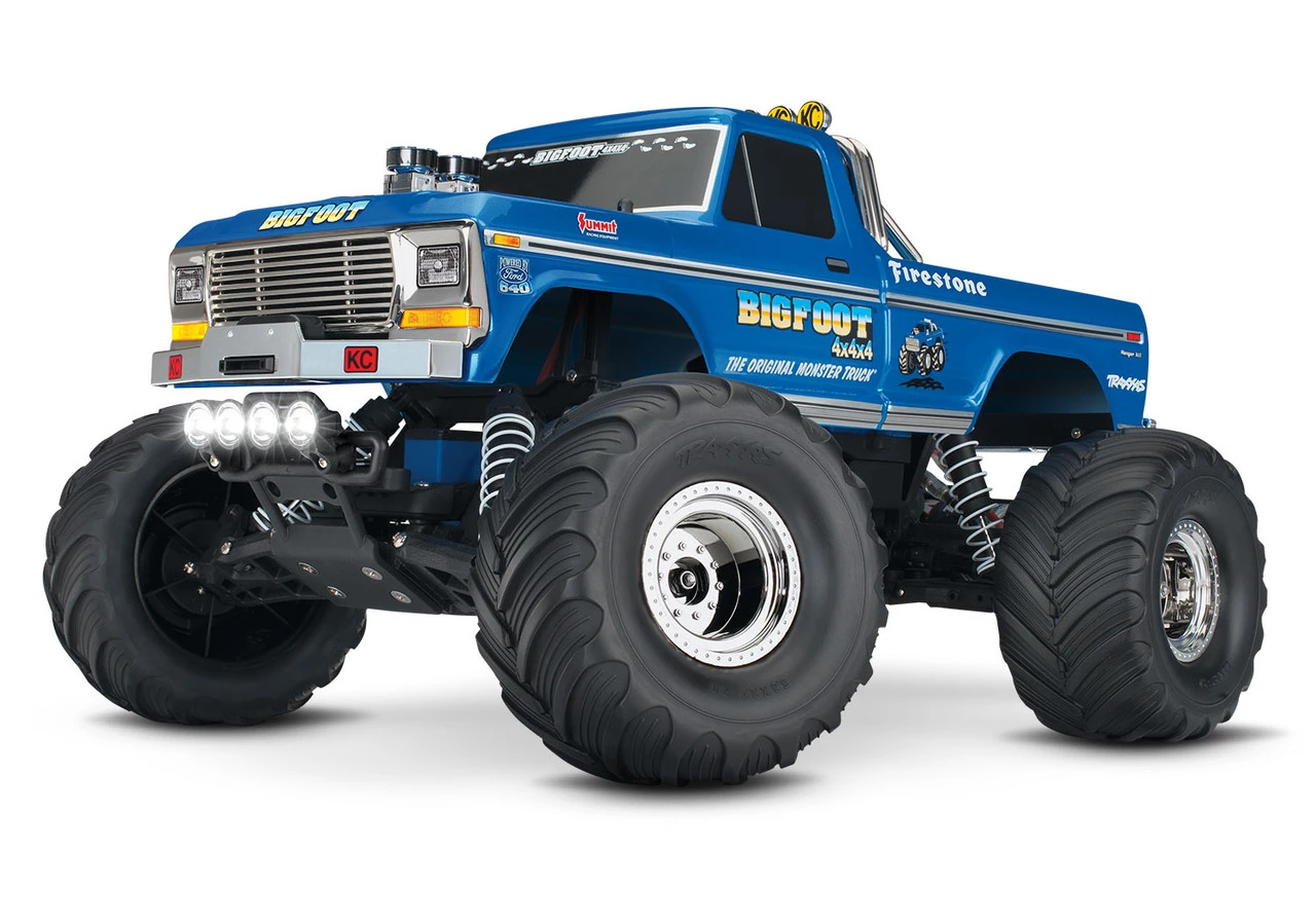 Traxxas Bigfoot No.1 Original RTR 1/10 2WD Monster Truck W/TQ 2.4GHz Radio, Battery And DC Charger And LED Lighting
