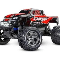 Traxxas Stampede 1/10 RTR Monster Truck W/XL-5 ESC, TQ 2.4GHz Radio, Battery & DC Charger, LED Lighting (Red)