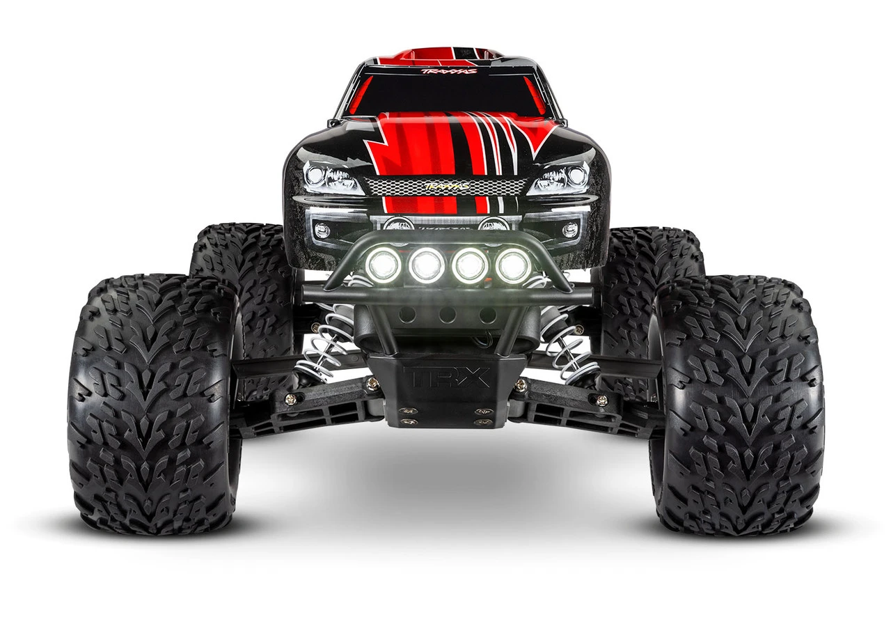 Traxxas Stampede 1/10 RTR Monster Truck W/XL-5 ESC, TQ 2.4GHz Radio, Battery & DC Charger, LED Lighting (Red) - Image 4