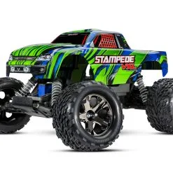 Traxxas Stampede VXL Brushless 1/10 RTR 2WD Monster Truck W/TQi 2.4GHz Radio & TSM, Magnum 272R Transmission (Green)