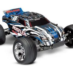 Traxxas Rustler 1/10 RTR Stadium Truck W/XL-5 ESC, TQ 2.4GHz Radio, Battery & DC Charger (Blue)