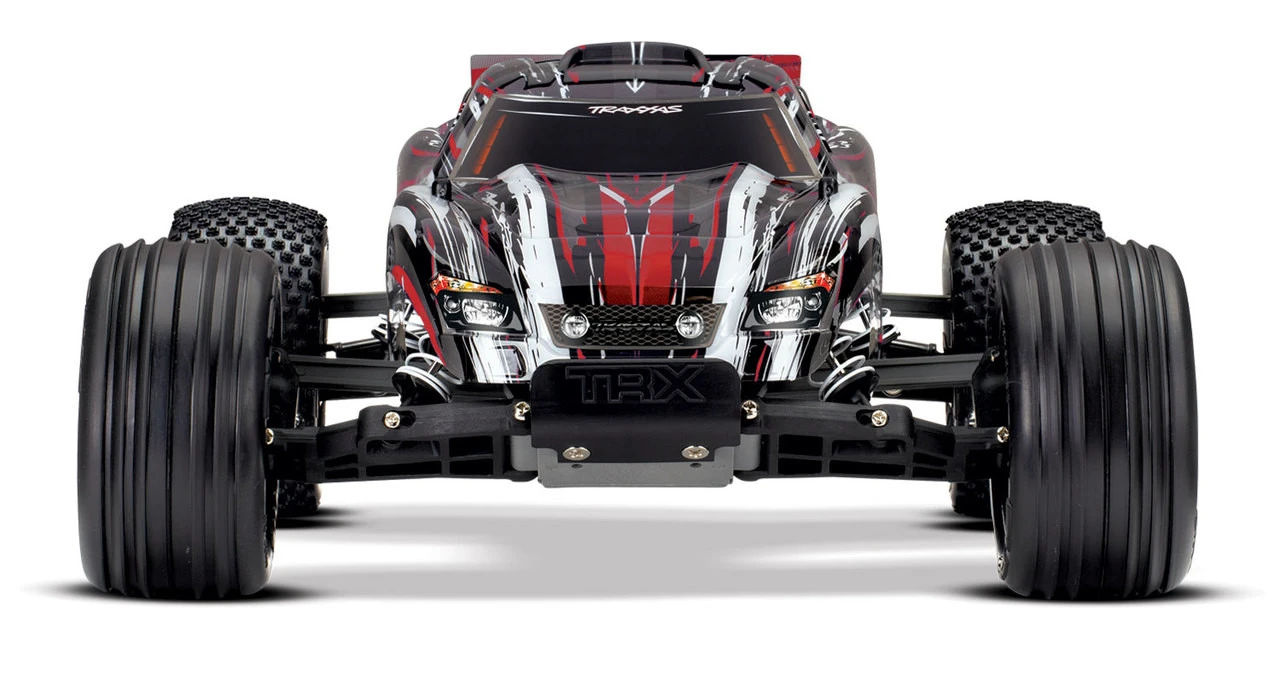 Traxxas Rustler 1/10 RTR 2WD Electric Stadium Truck W/XL-5 ESC & TQ 2.4GHz Radio (Red) - Image 2