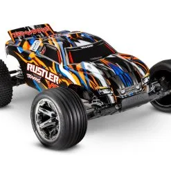 Traxxas Rustler VXL Brushless 1/10 RTR Stadium Truck W/ TQi 2.4GHz Radio And TSM, Magnum 272R Transmission (Orange)