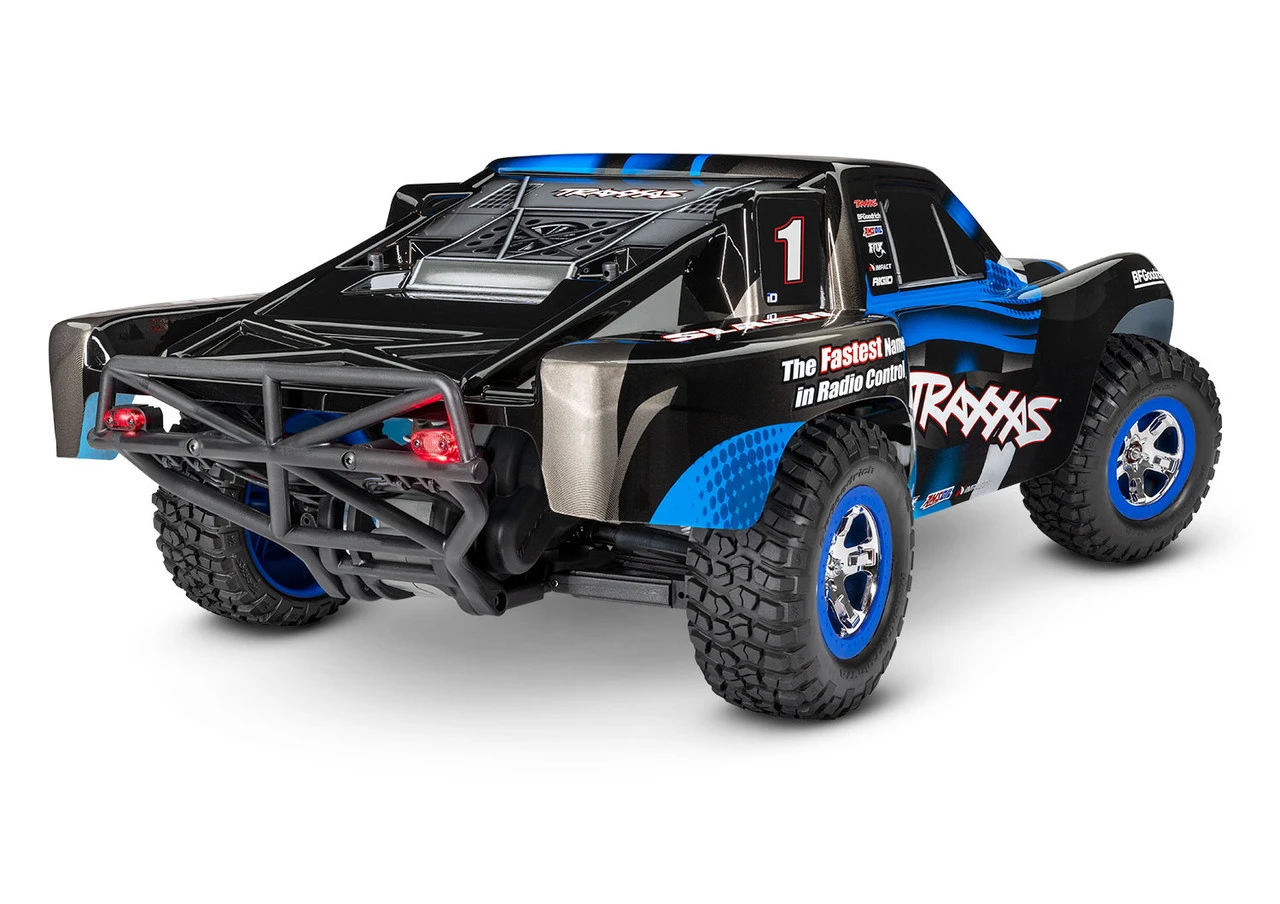 Traxxas Slash 1/10 2wd RTR Short Course Truck W/ XL-5 ESC, TQ 2.4GHz Radio, Battery And Charger And LED Lighting (Blue) - Image 3