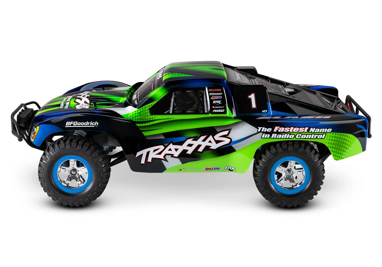 Traxxas Slash 1/10 2wd RTR Short Course Truck W/ XL-5 ESC, TQ 2.4GHz Radio, Battery And Charger And LED Lighting (Green) - Image 2
