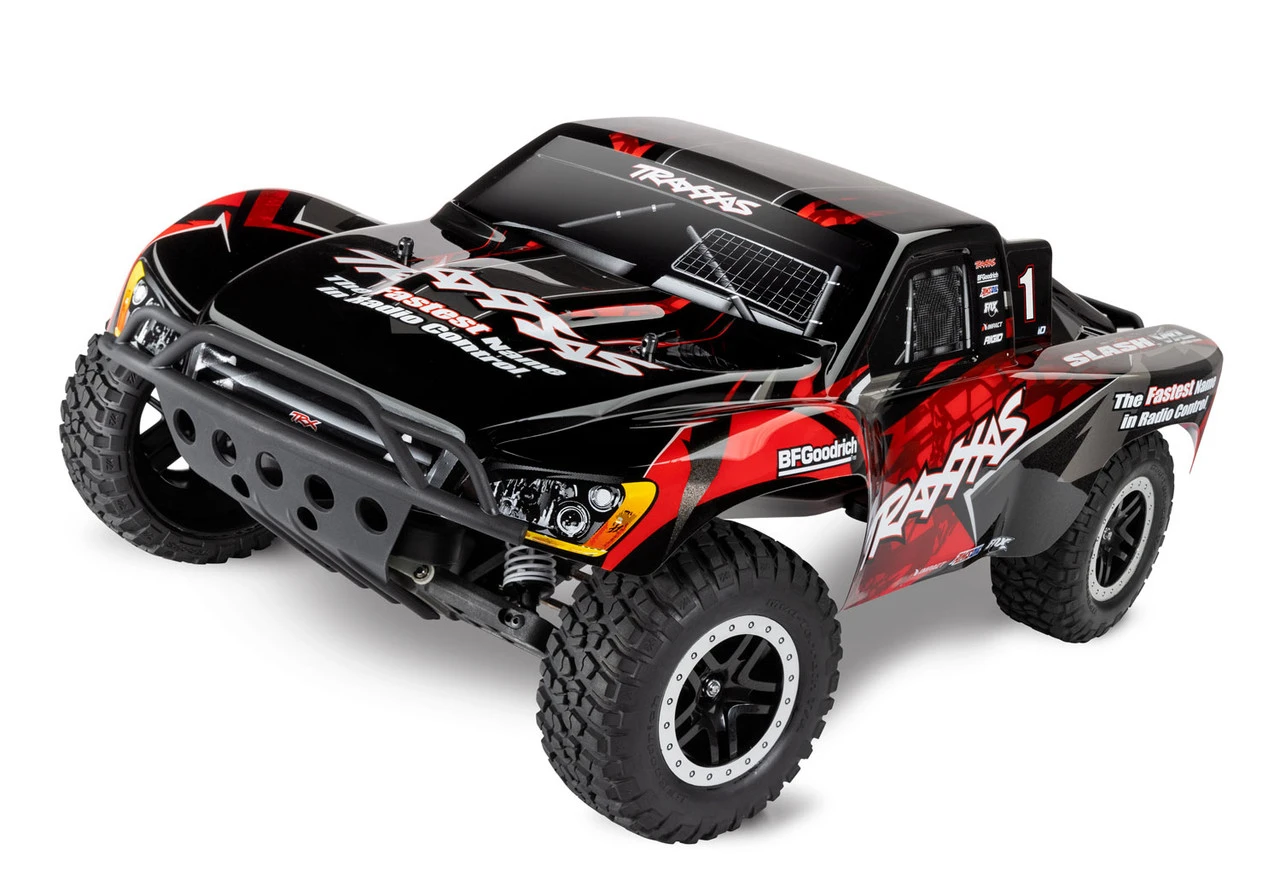 Traxxas Slash VXL 2WD Brushless 1/10 RTR Short Course Truck W/TQi, TSM, Magnum 272R Transmission (Red)