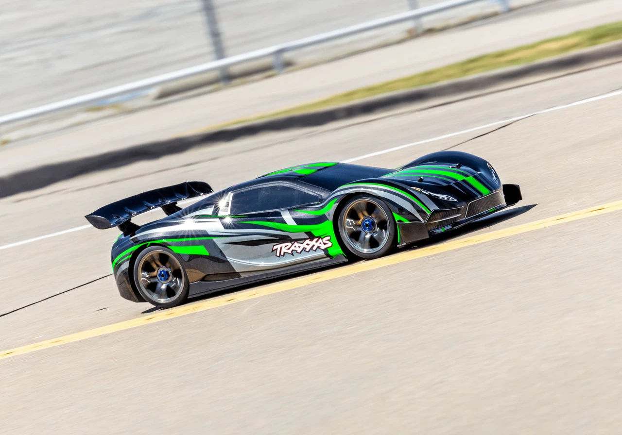 Traxxas XO-1 1/7 RTR Electric AWD Supercar (Green) - Image 8