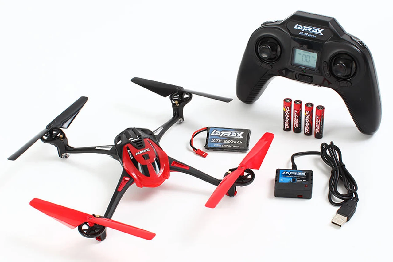 Traxxas 6608 LaTrax Alias Ready-To-Fly Micro Electric Quadcopter Drone Red - Image 5