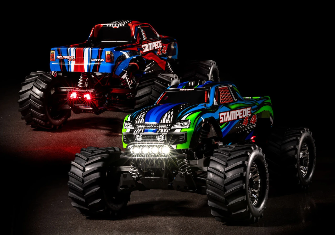 Traxxas Stampede 4X4 1/10 RTR Monster Truck W/XL-5 ESC, TQ 2.4GHz, Battery & Charger, LED Lighting (Red) - Image 6