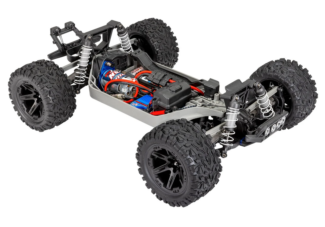 Traxxas Rustler 4X4 Brushed RTR 1/10 4WD Stadium Truck W/TQ 2.4GHz Radio & ID Battery & DC Charger, LED Lighting, Orange - Image 8
