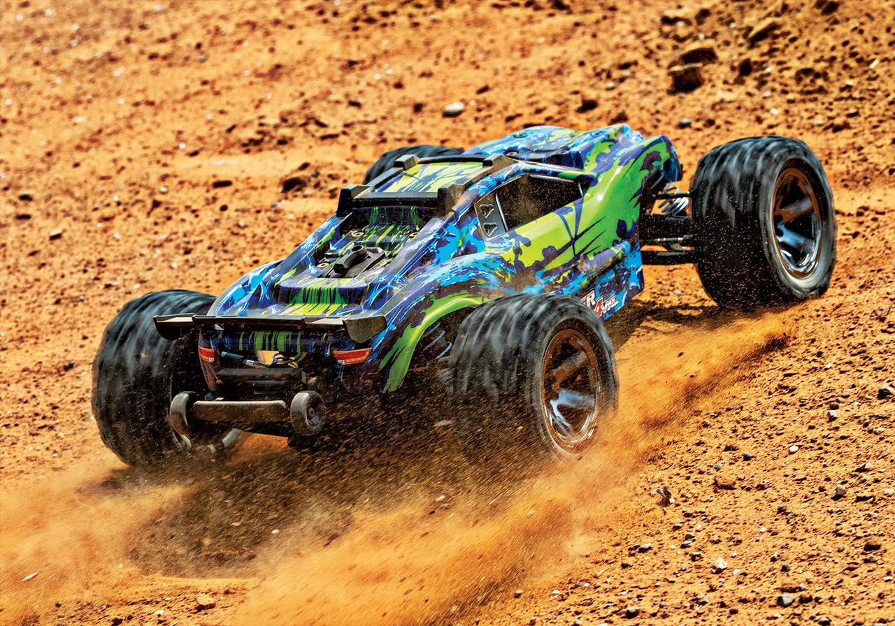 Traxxas Rustler 4X4 VXL Brushless RTR 1/10 4WD Stadium Truck W/TQi 2.4GHz Radio & TSM (Green) - Image 12
