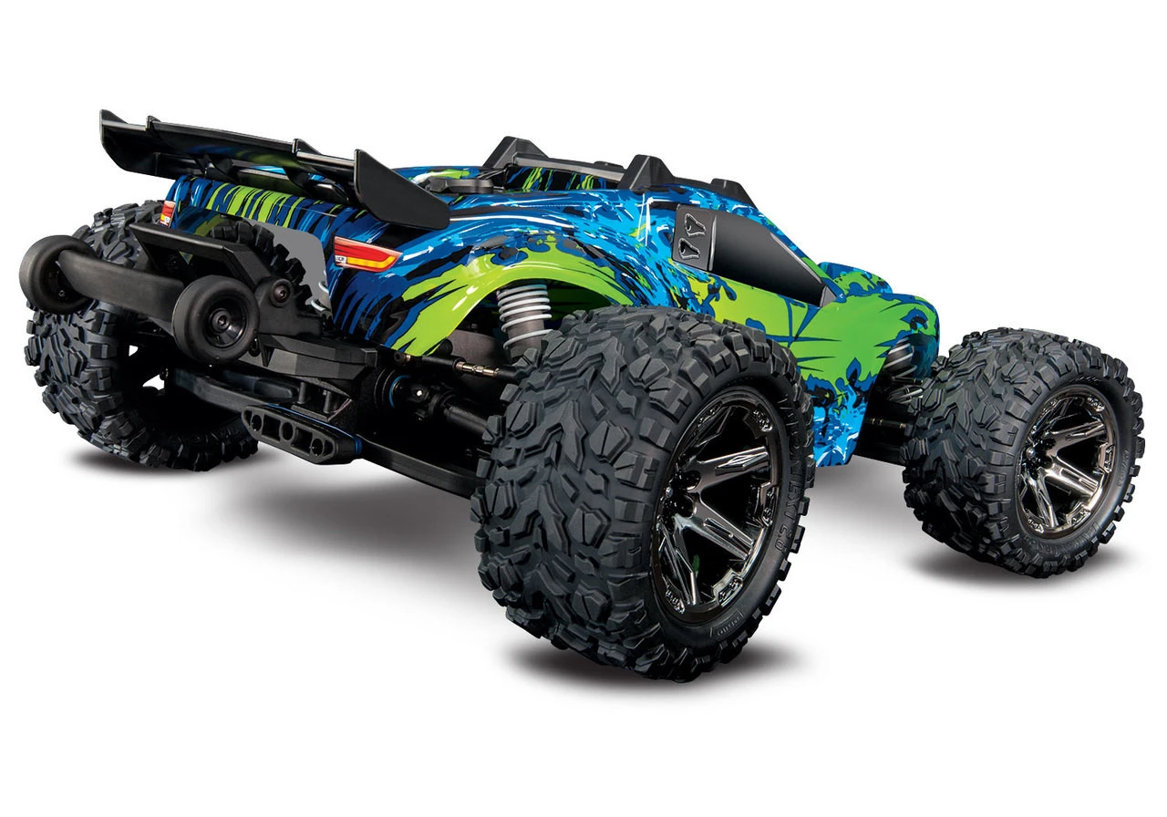 Traxxas Rustler 4X4 VXL Brushless RTR 1/10 4WD Stadium Truck W/TQi 2.4GHz Radio & TSM (Green) - Image 4