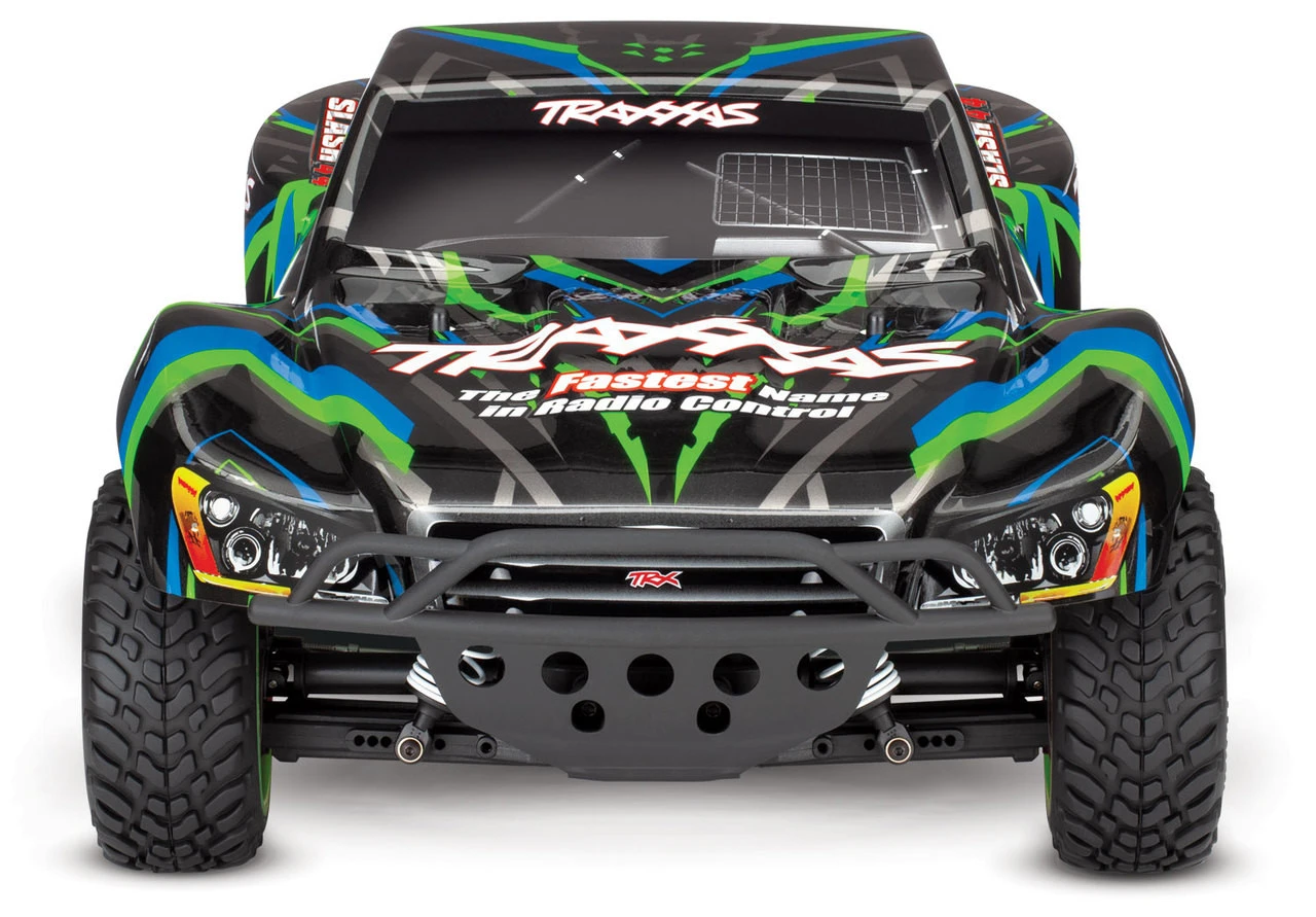 Traxxas Slash 4X4 RTR 4WD Brushed Short Course Truck With DC Charger/battery (Green) - Image 2
