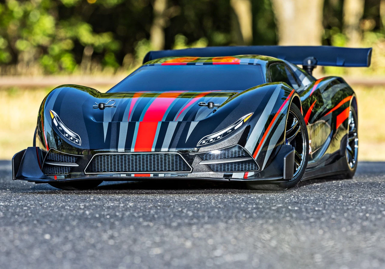 Traxxas XO-1 1/7 RTR Electric AWD Supercar (Red) - Image 11