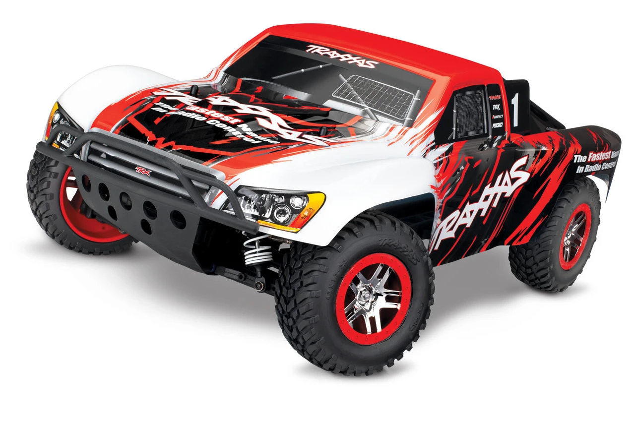 Traxxas Slash 4X4 VXL Brushless 1/10 4WD RTR Short Course Truck W/TQi & TSM (Red)