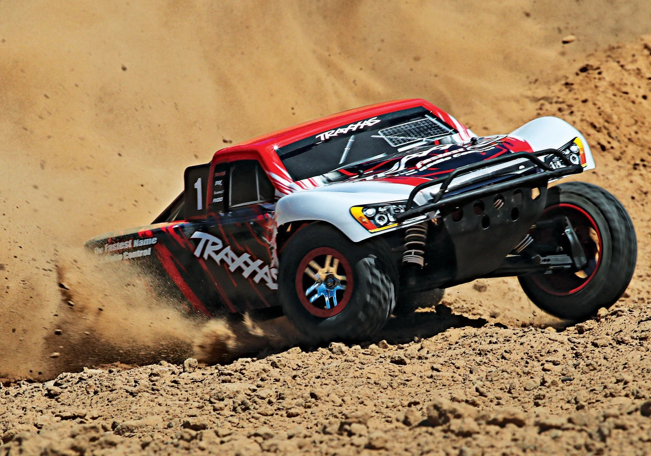 Traxxas Slash 4X4 VXL Brushless 1/10 4WD RTR Short Course Truck W/TQi & TSM (Red) - Image 5