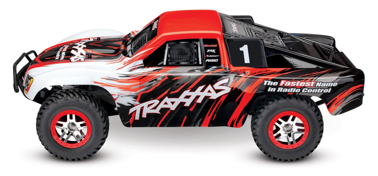 Traxxas Slash 4X4 VXL Brushless 1/10 4WD RTR Short Course Truck W/TQi & TSM (Red) - Image 3