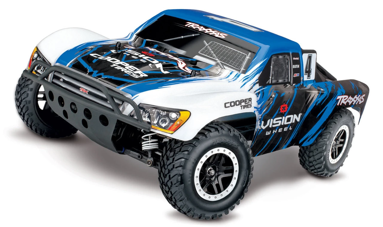Traxxas Slash 4X4 VXL Brushless 1/10 4WD RTR Short Course Truck W/TQi & TSM (Vision)