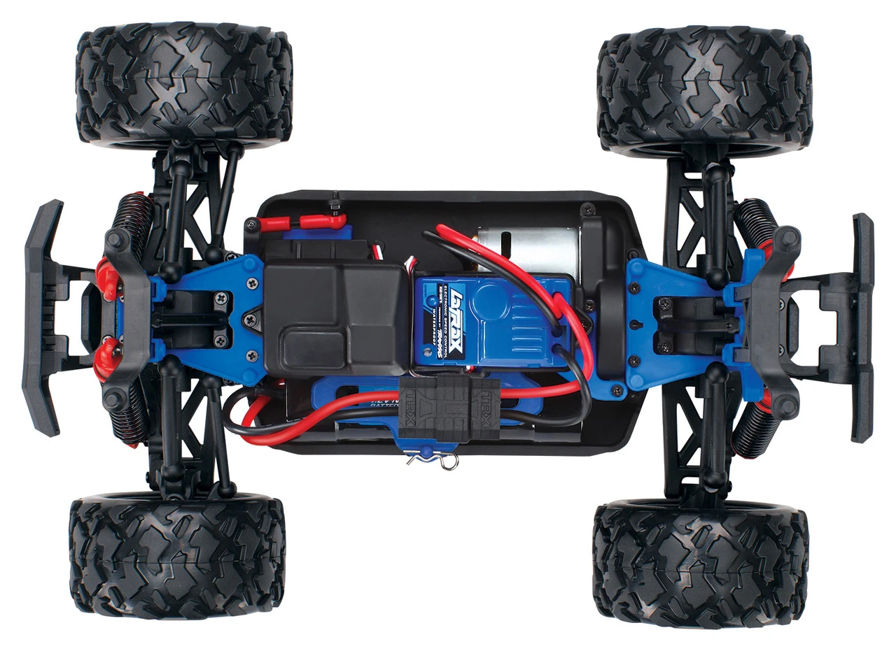 Traxxas LaTrax Teton 1/18 4WD RTR Monster Truck W/ 2.4GHz Radio, Battery And AC Charger, Blue - Image 3