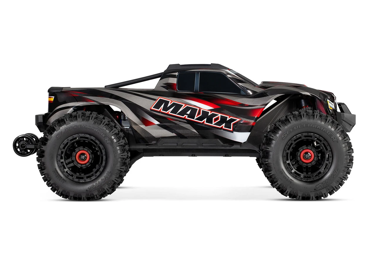 Traxxas Maxx With Widemaxx 1/10 4wd Brushless Electric Monster Truck W/ TQi 2.4GHz Radio System, Red - Image 2