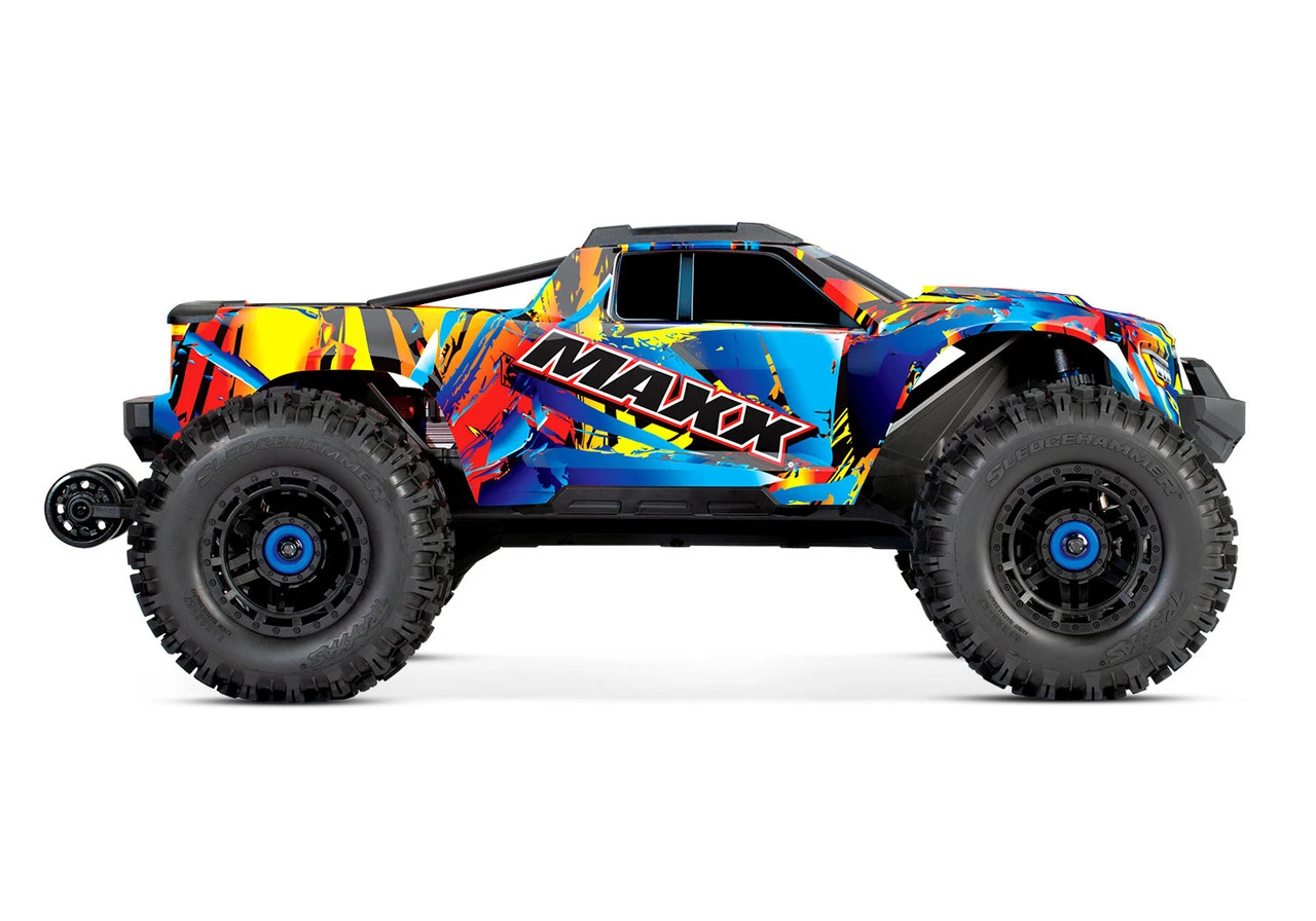 Traxxas Maxx With Widemaxx 1/10 4wd Brushless Electric Monster Truck W/ TQi 2.4GHz Radio System, Rock N Roll - Image 2