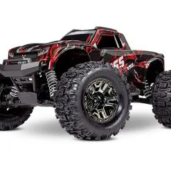 Traxxas Hoss 4X4 VXL 1/10 Scale Monster Truck W/ TQi Traxxas Link Enabled 2.4Ghz Radio System & TSM (Shadow Red)