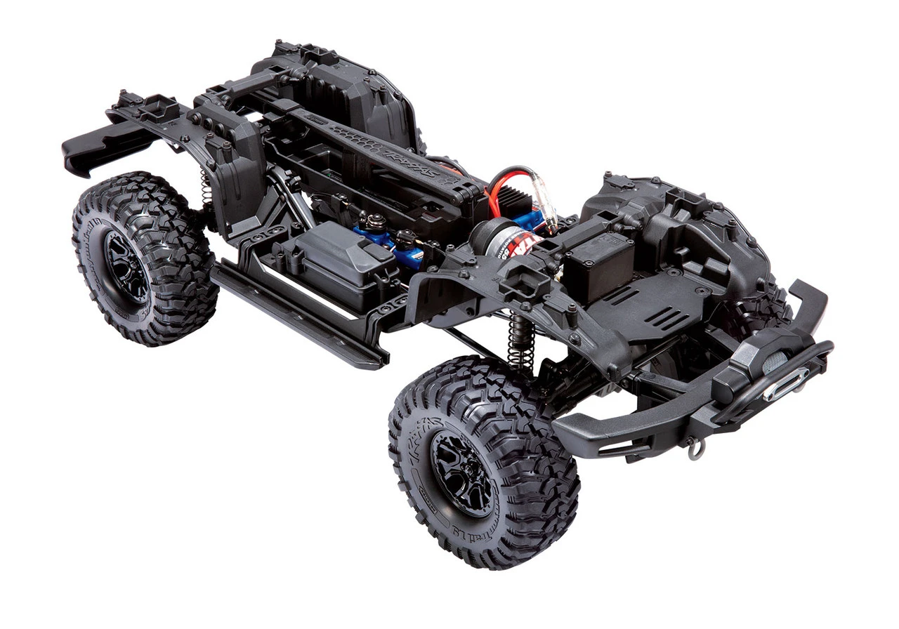 Traxxas TRX-4 1/10 Trail Crawler Truck W/2021 Ford Bronco Body (Velocity Blue) & TQi 2.4GHz Radio - Image 2