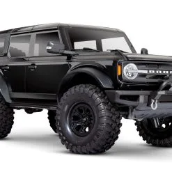 Traxxas TRX-4 1/10 Trail Crawler Truck W/2021 Ford Bronco Body (Shadow Black) & TQi 2.4GHz Radio