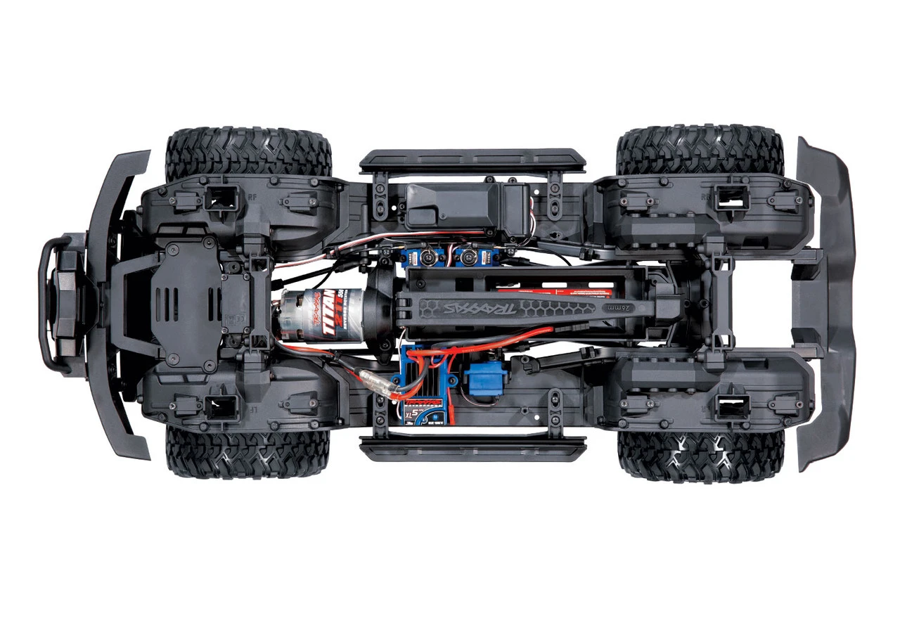 Traxxas TRX-4 1/10 Trail Crawler Truck W/2021 Ford Bronco Body (Velocity Blue) & TQi 2.4GHz Radio - Image 11