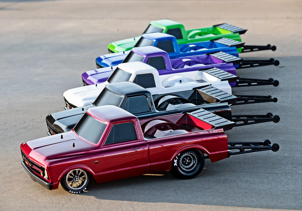 Traxxas Drag Slash 1/10 2WD RTR No Prep Truck W/1967 Chevrolet C10 Body Ultra Violet - Image 24