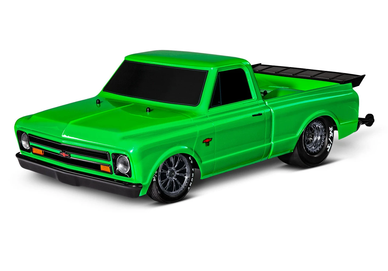 Traxxas Drag Slash 1/10 2WD RTR No Prep Truck W/1967 Chevrolet C10 Body Green Machine