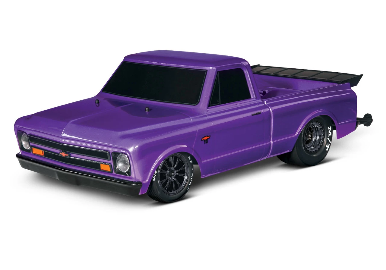Traxxas Drag Slash 1/10 2WD RTR No Prep Truck W/1967 Chevrolet C10 Body Ultra Violet