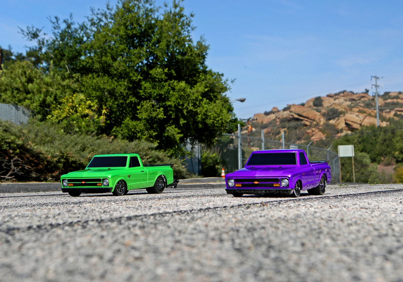 Traxxas Drag Slash 1/10 2WD RTR No Prep Truck W/1967 Chevrolet C10 Body Ultra Violet - Image 26