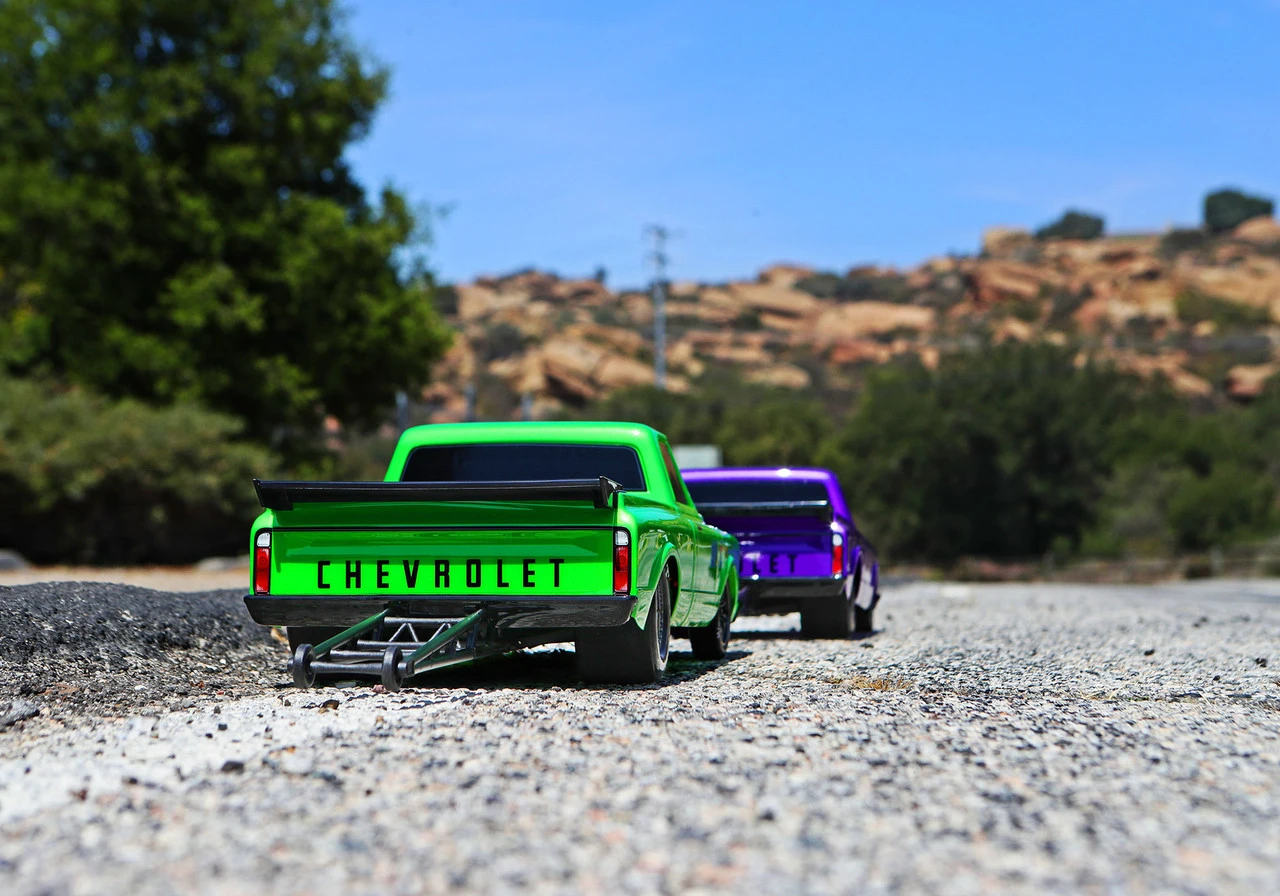 Traxxas Drag Slash 1/10 2WD RTR No Prep Truck W/1967 Chevrolet C10 Body Ultra Violet - Image 27