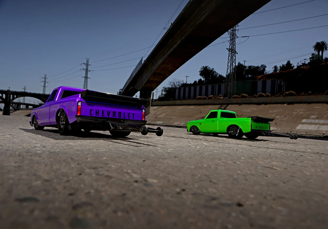 Traxxas Drag Slash 1/10 2WD RTR No Prep Truck W/1967 Chevrolet C10 Body Ultra Violet - Image 28