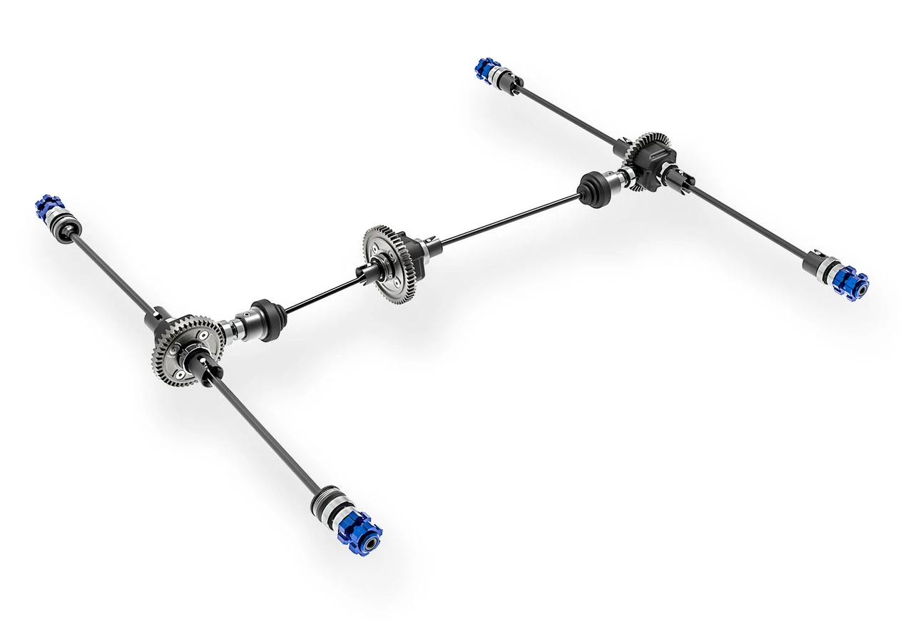 Traxxas Sledge 1/8 Scale 4WD Brushless Monster Truck RTR With TQi 2.4GHz Radio With TSM, Blue - Image 25