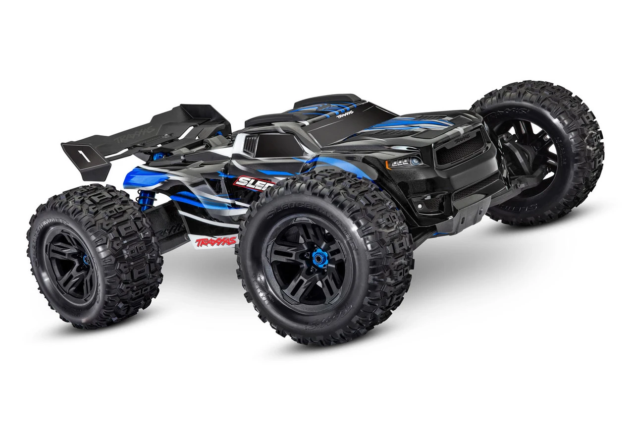 Traxxas Sledge 1/8 Scale 4WD Brushless Monster Truck RTR With TQi 2.4GHz Radio With TSM, Blue
