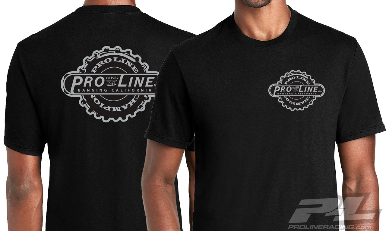 Proline Pro-Line Manufactured Black T-Shirt, Large