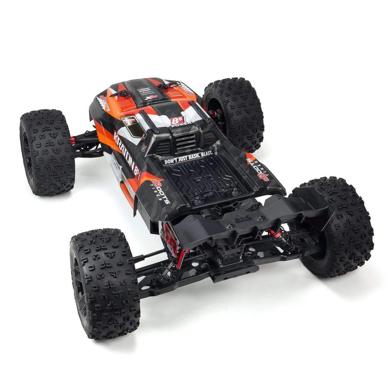 Arrma Kraton 8S BLX Brushless RTR 1/5 4WD Monster Truck (Orange) - Image 6
