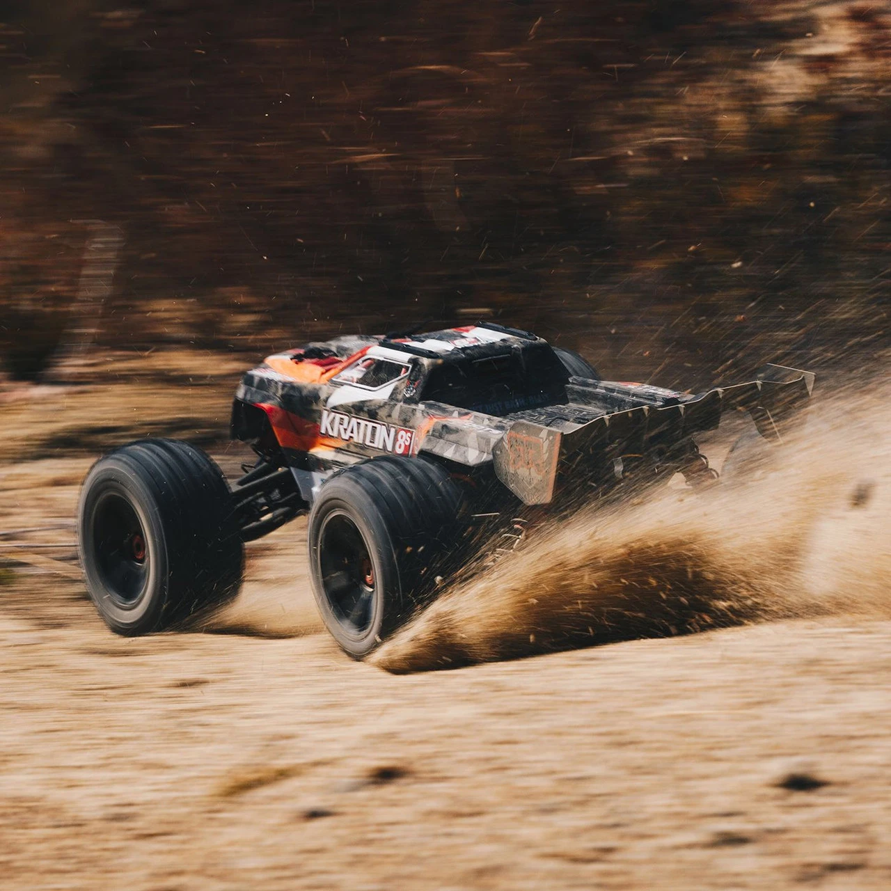 Arrma Kraton 8S BLX Brushless RTR 1/5 4WD Monster Truck (Orange) - Image 11