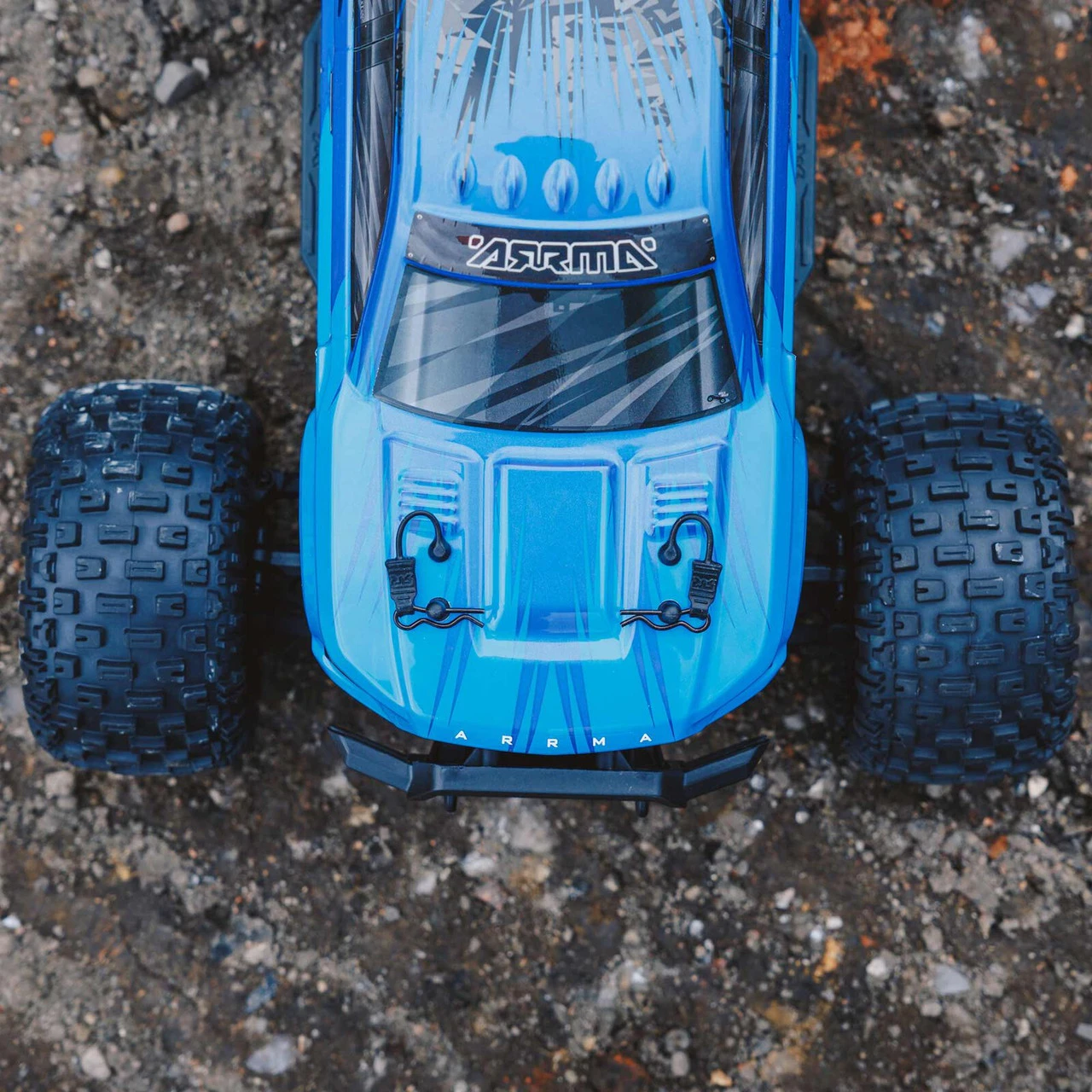 Arrma 1/10 GRANITE 4X2 BOOST MEGA 550 Brushed Monster Truck RTR With Battery & Charger, Blue - Image 5