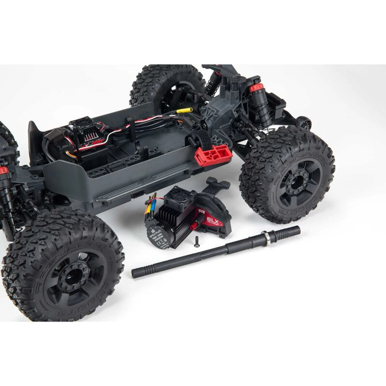 Arrma Big Rock 4X4 V3 3S BLX 1/10 RTR Brushless Monster Truck (Black) W/Spektrum SLT3 2.4GHz Radio - Image 11