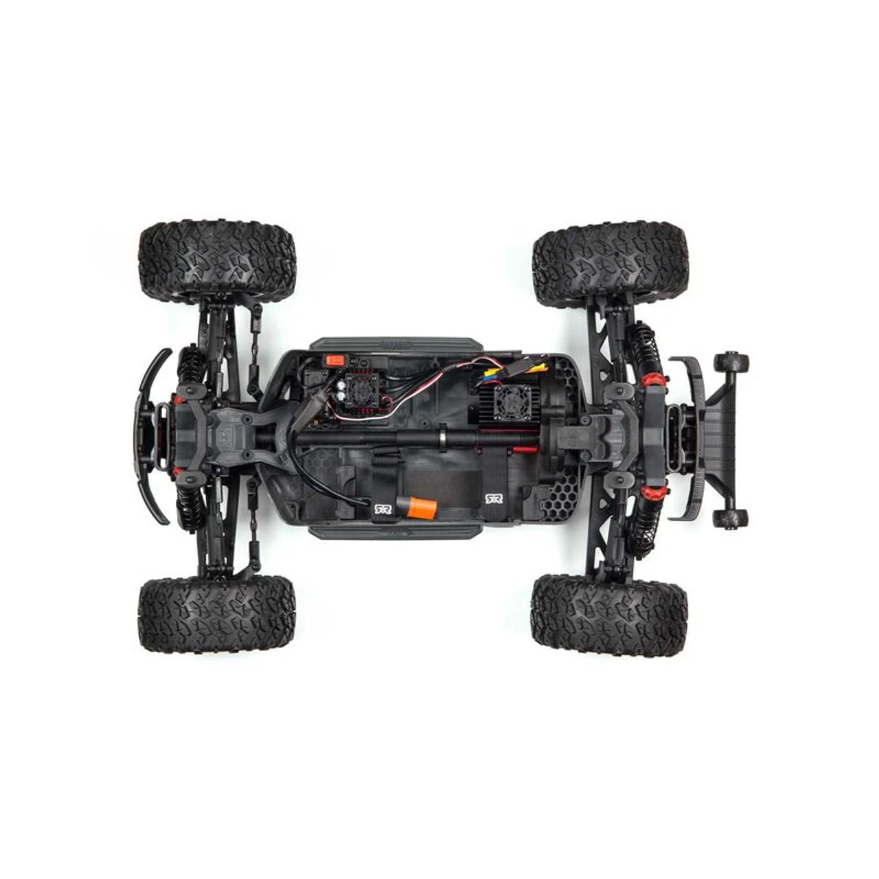 Arrma Big Rock 4X4 V3 3S BLX 1/10 RTR Brushless Monster Truck (Black) W/Spektrum SLT3 2.4GHz Radio - Image 5