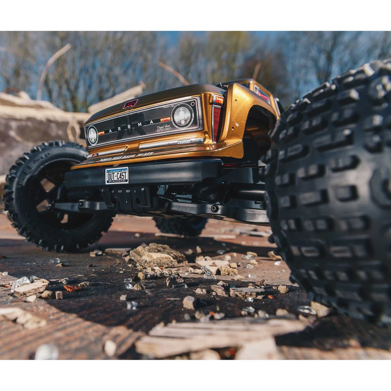 Arrma OUTCAST 4X4 4S V2 BLX Stunt Truck RTR, Bronze - Image 5