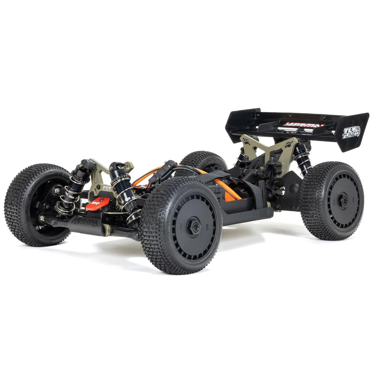 Arrma 1/8 TLR Tuned TYPHON 6S 4WD BLX Buggy RTR, Red/Blue - Image 10