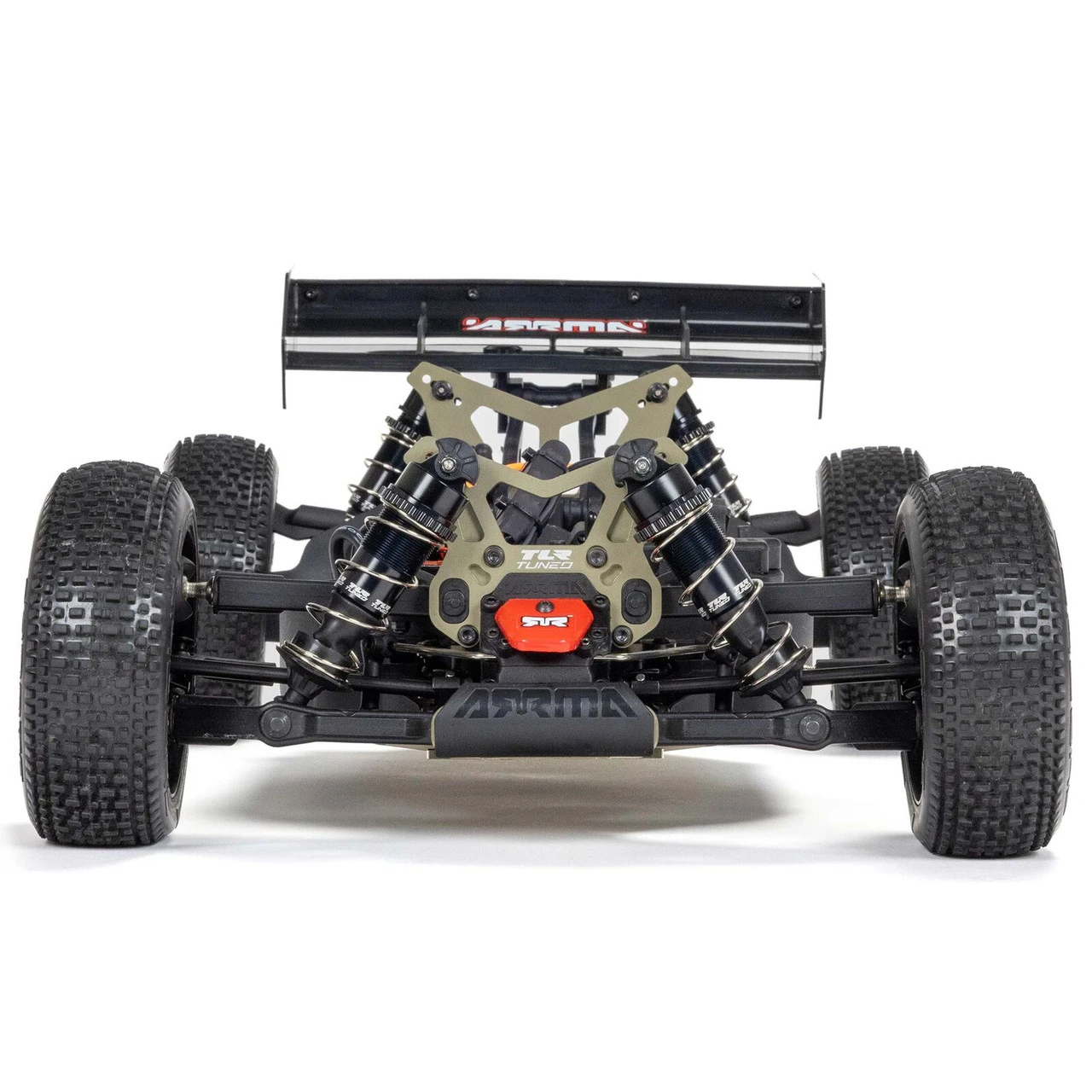 Arrma 1/8 TLR Tuned TYPHON 6S 4WD BLX Buggy RTR, Red/Blue - Image 17