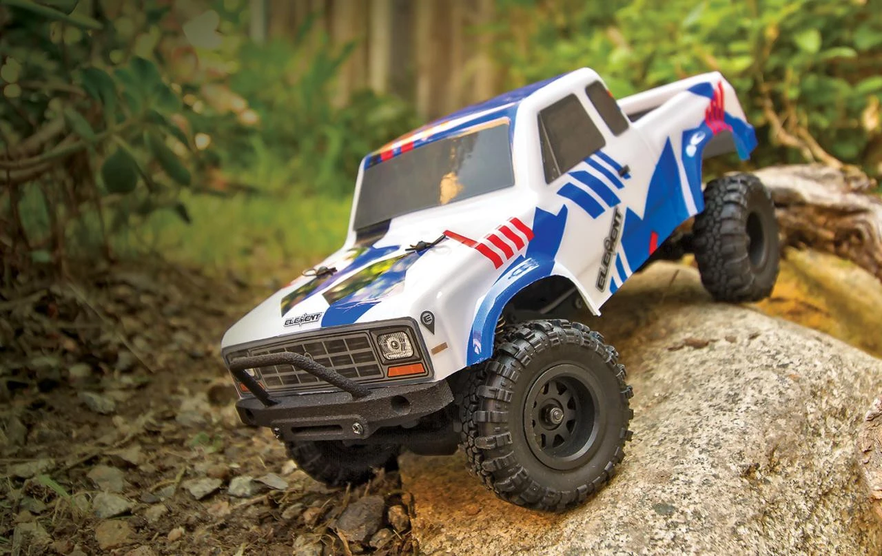 Team Associated Element RC Enduro24 Sendero 1/24 4WD RTR Scale Mini Trail Truck (Red/Blue) W/ 2.4GHz Radio - Image 4
